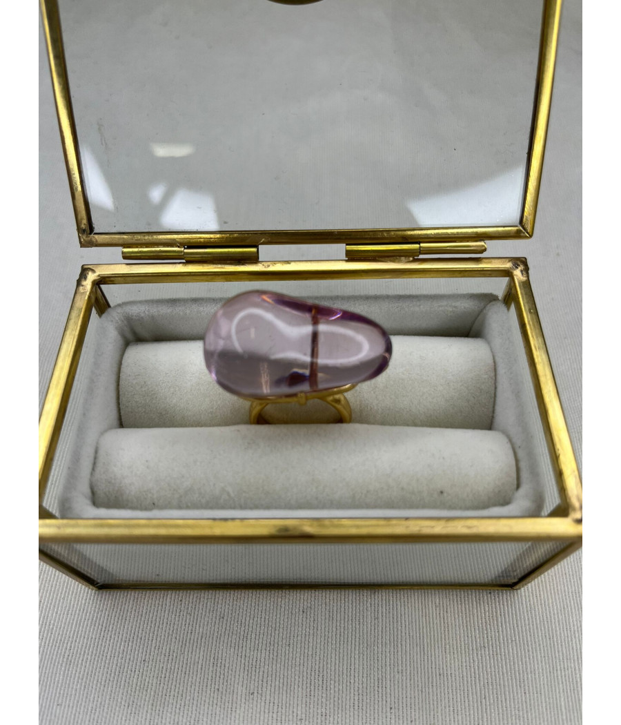 Anillo Piedra Rosa