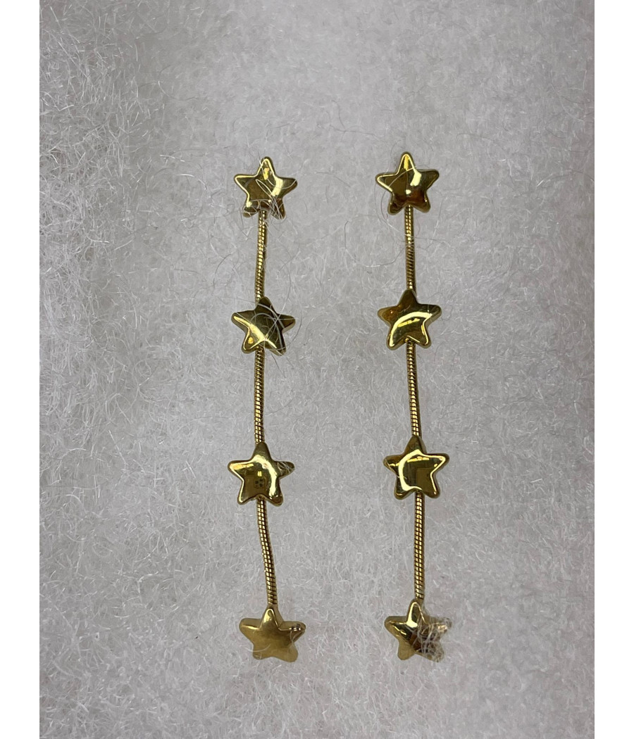 Pendientes estrellas largos