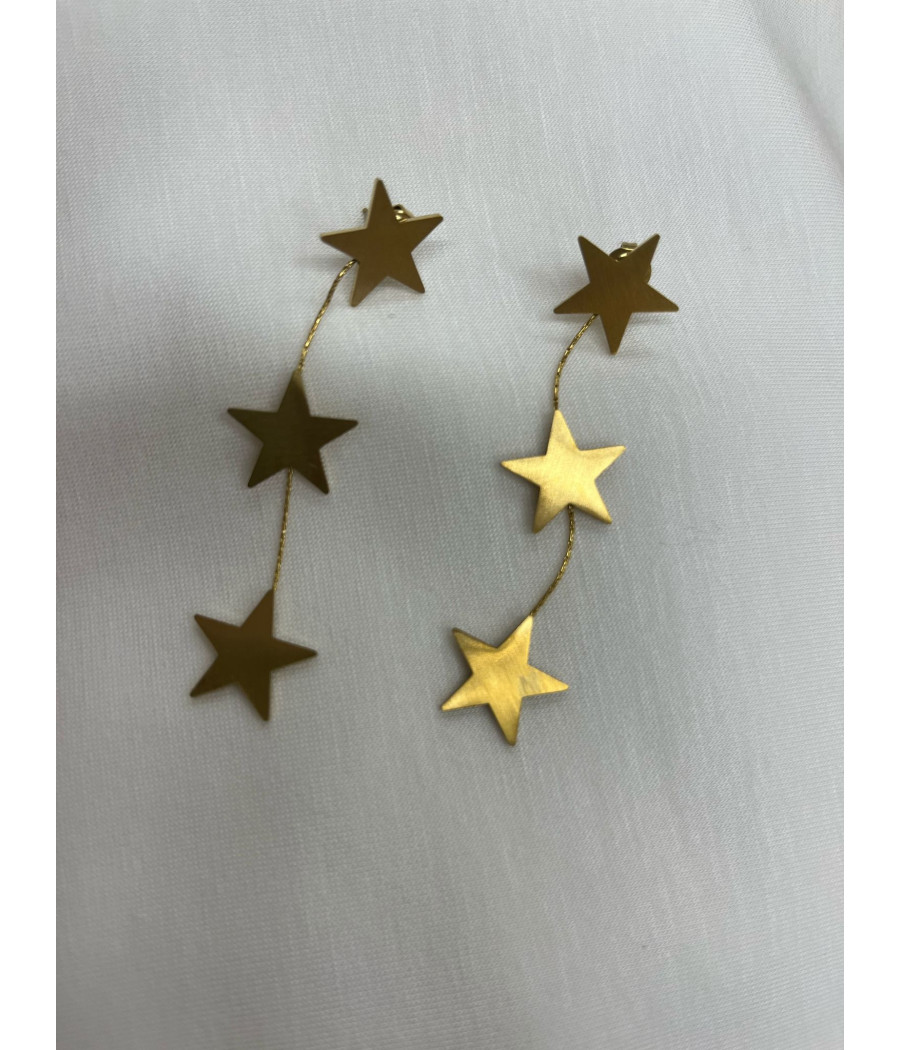 Pendiente Estrella Triple