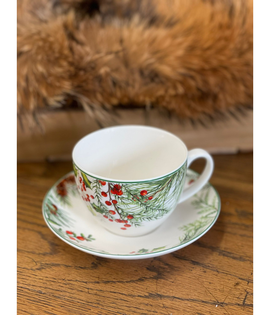 Taza Porcelana con Plato