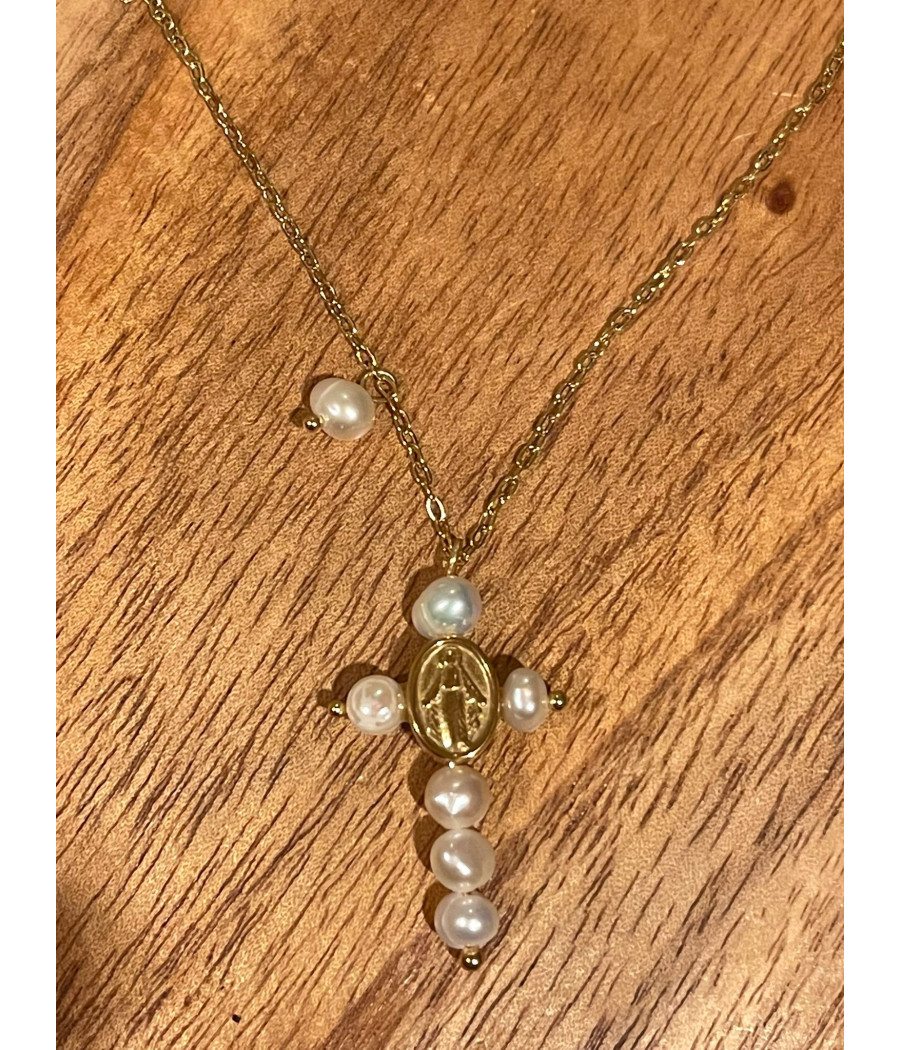 Cadena Milagrosa con Perlas