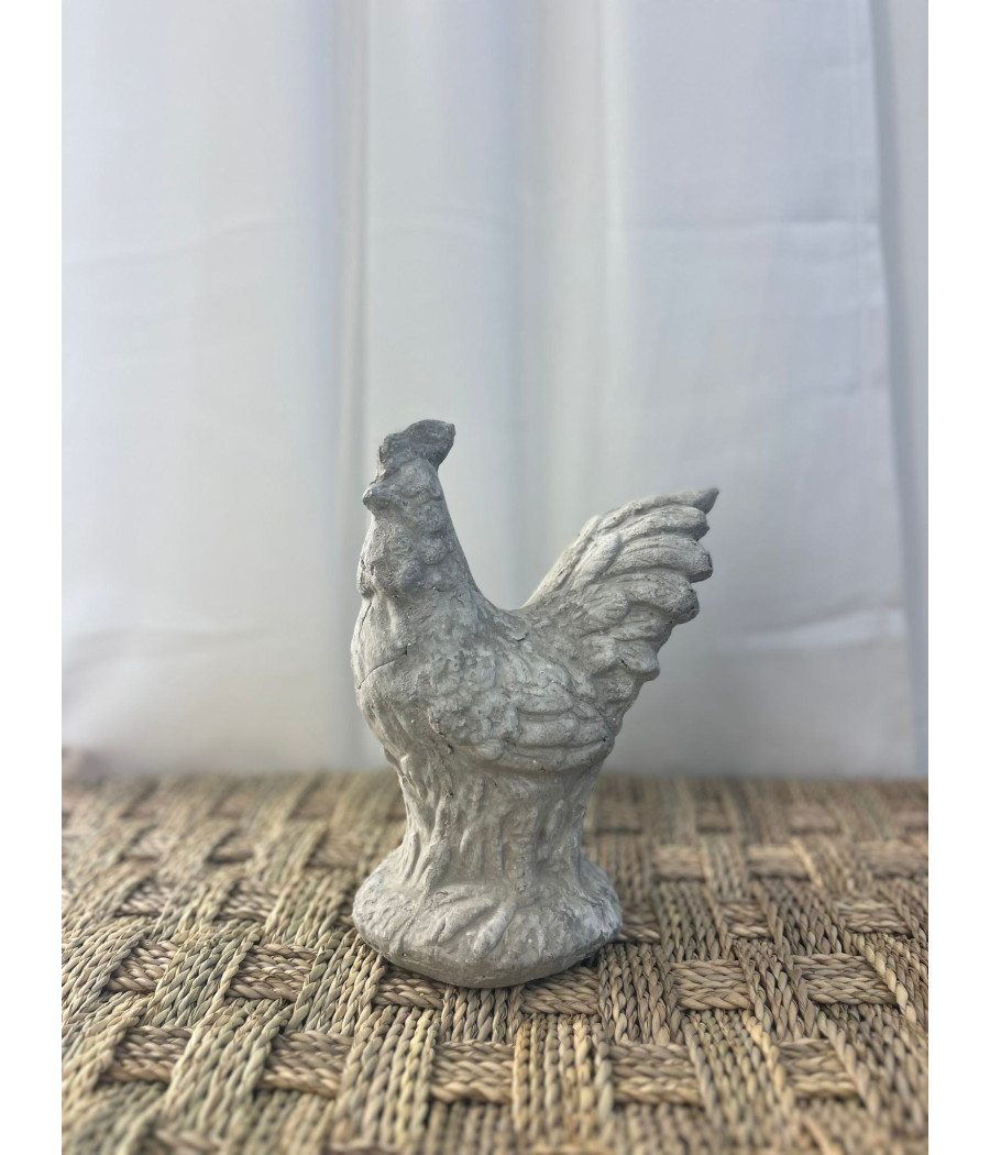 Figura Gallina Cemento