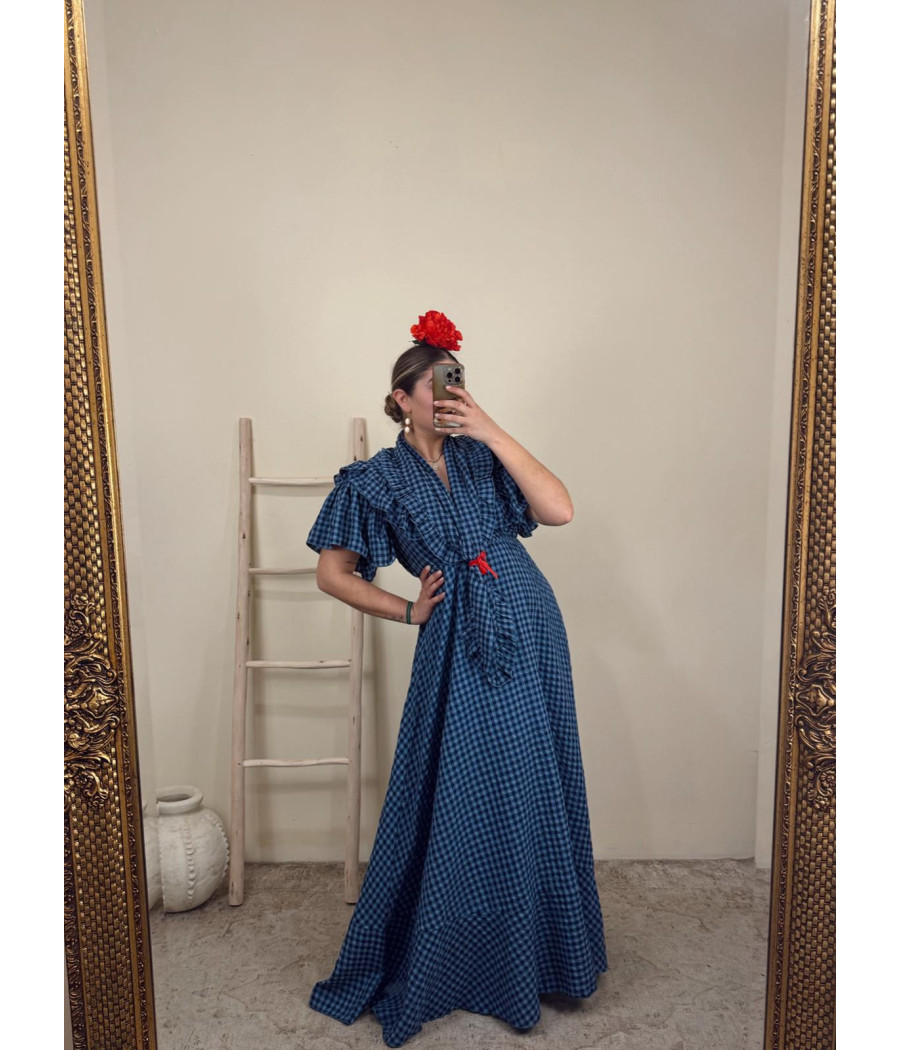 Bata Rociera Manuela Azul