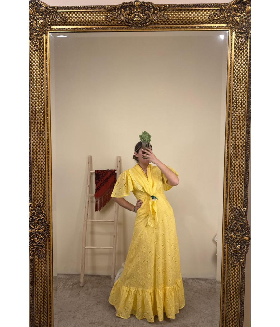 Bata Rociera Pastora Amarillo