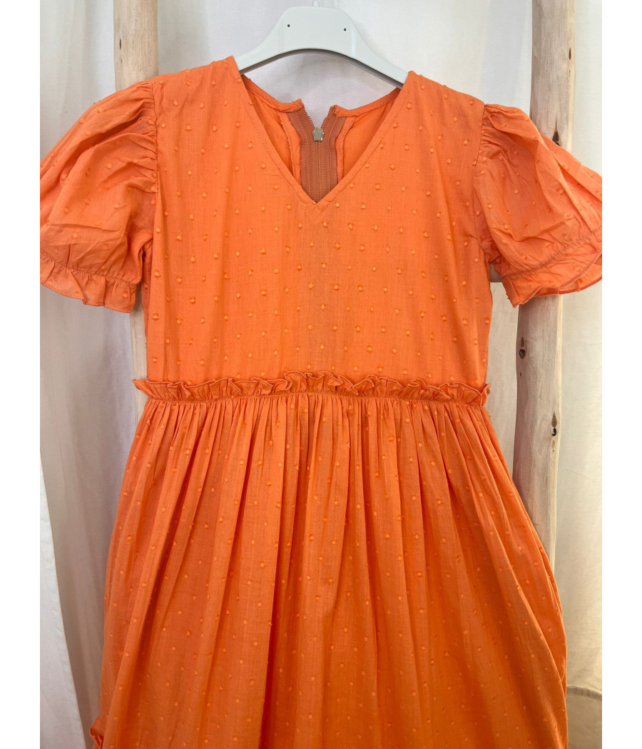 Bata Rociera Plumeti Niña Naranja
