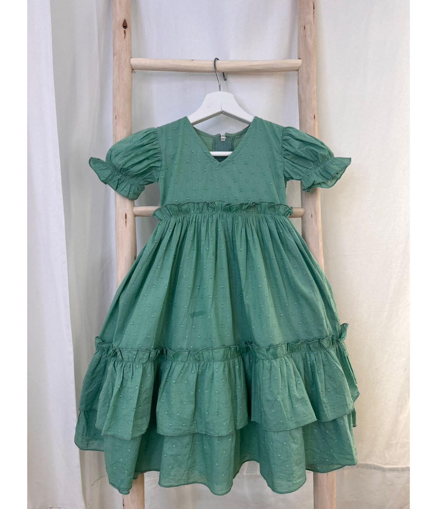 Bata Rociera Plumeti Niña Verde