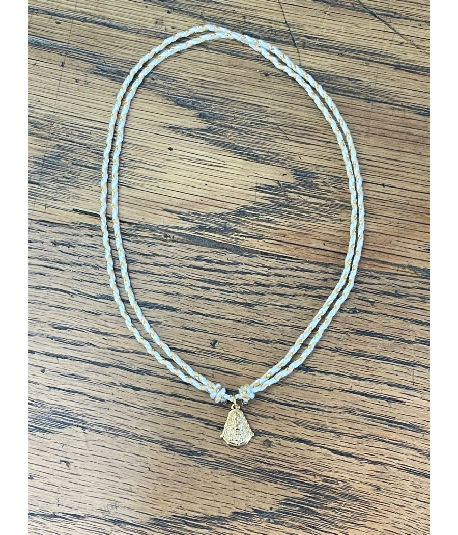 Gargantilla Cuerda y Acero Virgen del Rocío