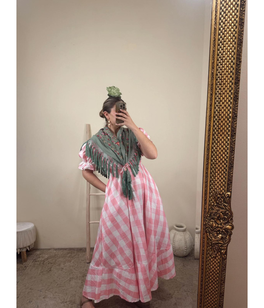 Bata Rociera Rocío Rosa