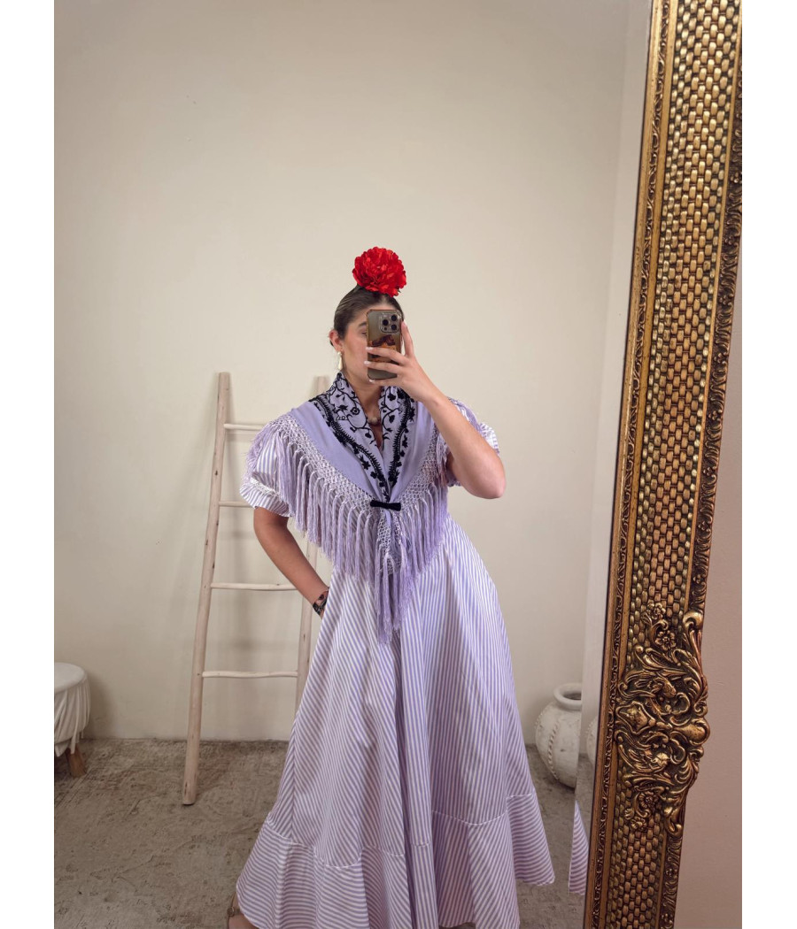 Bata Rociera Jara Malva
