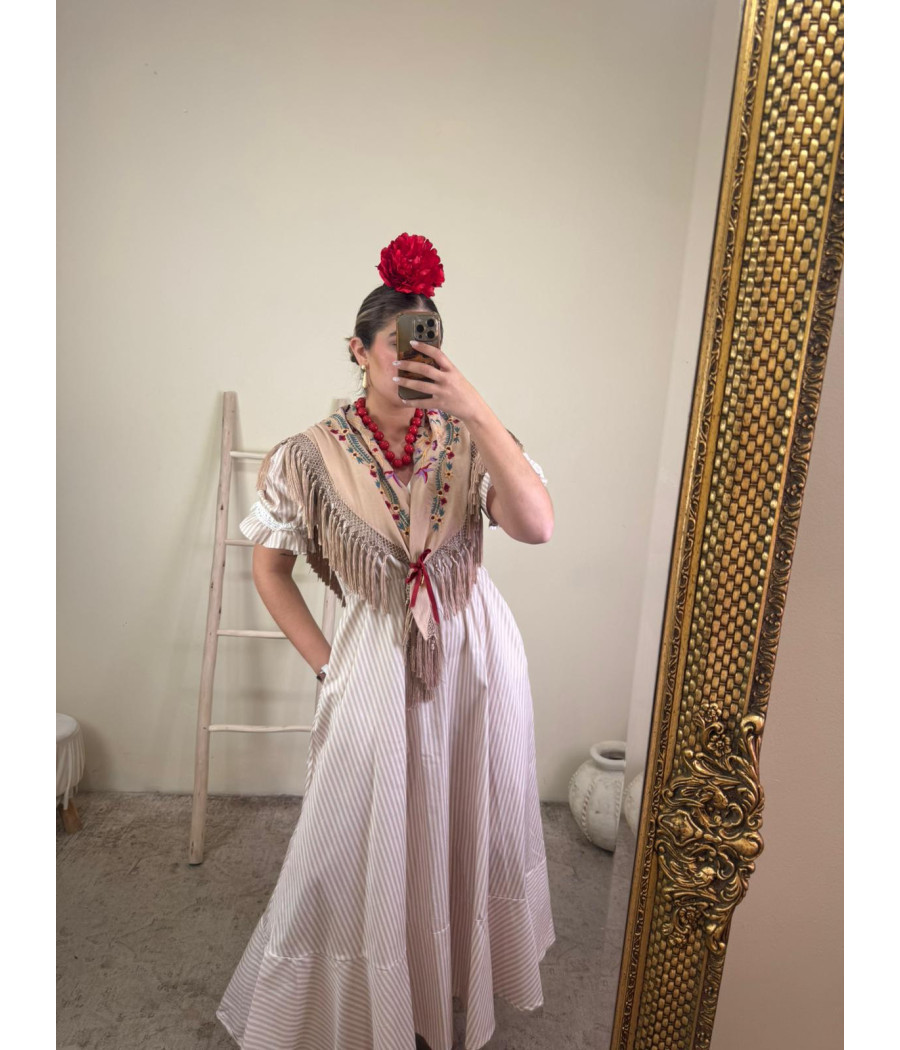 Bata Rociera Jara Beige